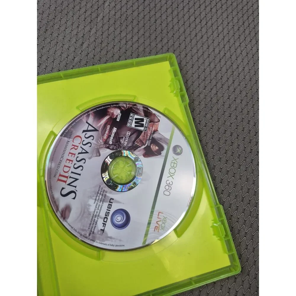 Assassin's Creed II for Xbox 360 Green Case